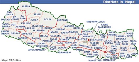 RAOnline Nepal: National Parks & Wildlife Reserves - Maps