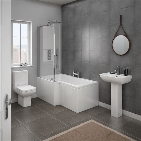 Milan 4 Piece Modern Bathroom Suite | From Victorian Plumbing.co.uk