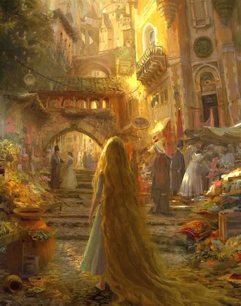 Disney's "Tangled" concept art by Craig Mullins | Tangled concept art ...