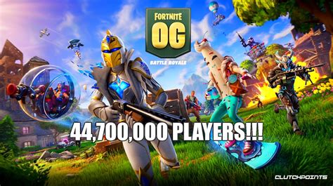 Fortnite OG Hits Record 44.7 Million Players Following Launch