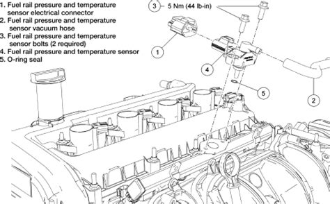 Fuel pressure sensor location ford