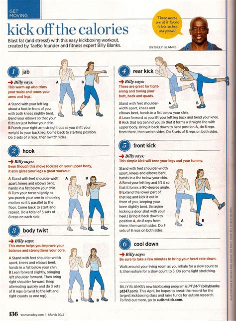 Kick off the calories with this easy kickboxing workout designed by TaeBo founder and fitness ...