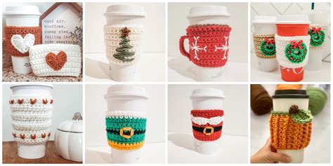 8 Basic Crochet Cup Cozy Patterns - Crochet Kingdom