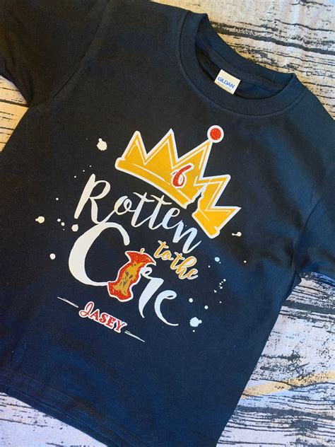 Rotten to the Core-Descendants themed birthday shirt | Etsy