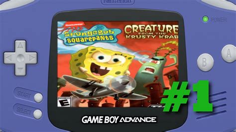 SpongeBob: Creature From The Krusty Krab (GBA) Part 1 Let's Play ...