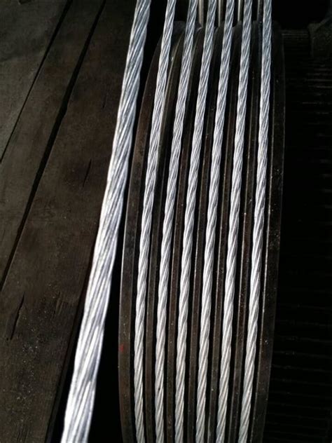 7 Strand Galvanized Steel Wire Cable For Stay Wire Grade 1150 As Per BS 183