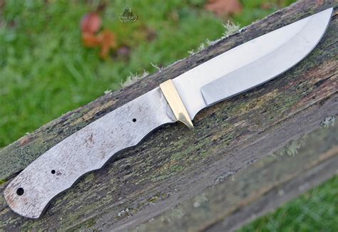 Knife Blank Drop Point Knives Blades Blanks Hunting Blade | Etsy