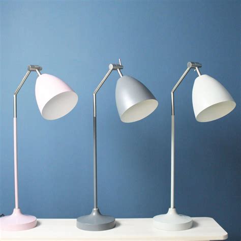 Tall Coloured Metal Desk Lamp By Lime Tree London | Metal desk lamps ...