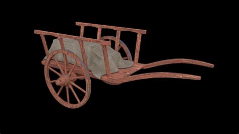 ancient Medieval Cart 3D model | CGTrader