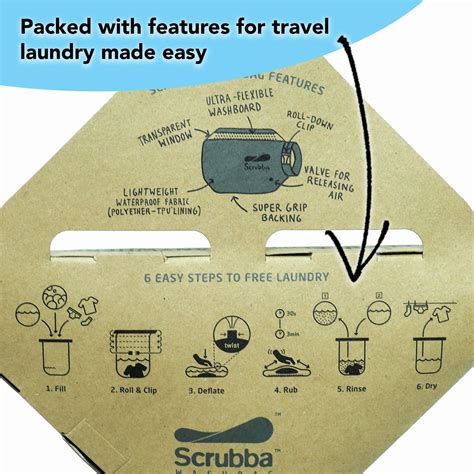 Scrubba wash bag - Tiny washing machine for apartments & travel