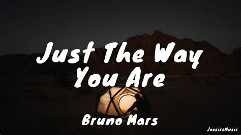 Just The Way You Are - Bruno Mars W/ Lyrics - YouTube