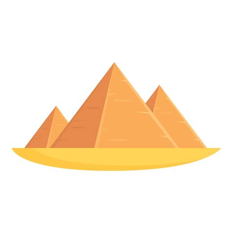 Pyramids icon cartoon vector. Egypt pyramid 14359208 Vector Art at Vecteezy