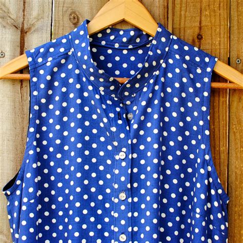 everyday notions: dotty alder shirtdress