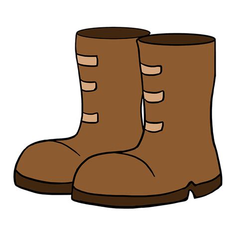 How to Draw Boots - Really Easy Drawing Tutorial