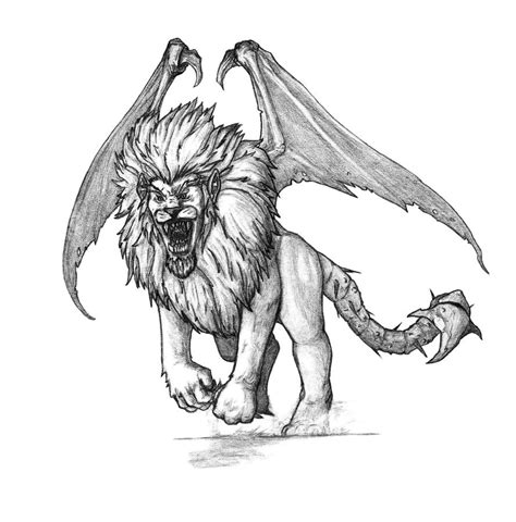 Manticore by SilverLeon88 on DeviantArt