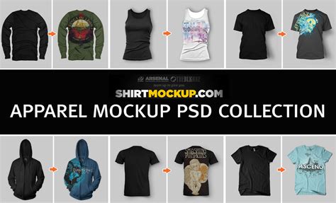 ShirtMockup.com Apparel Mockup PSD Collection