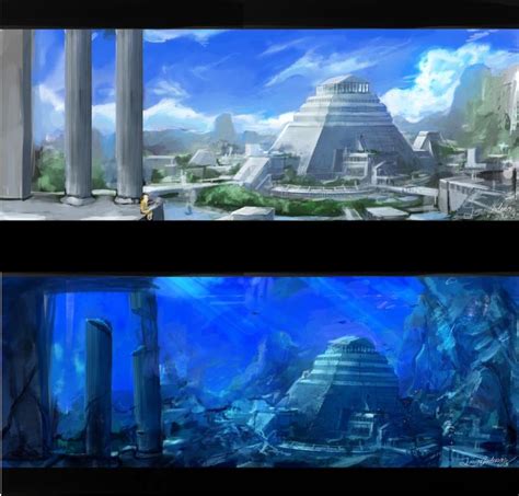 Atlantis by Travis-Anderson on DeviantArt | Ancient atlantis, Fantasy landscape, Fantasy city