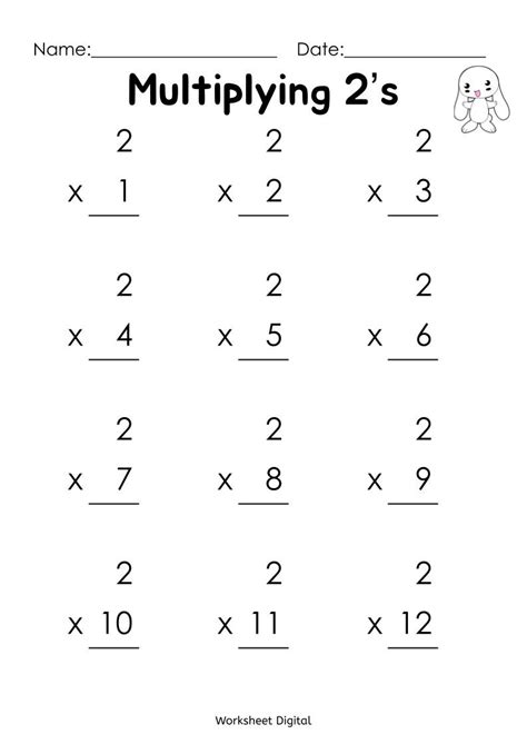 Multiplication Worksheets for Grade 1 - Math Monks - Worksheets Library