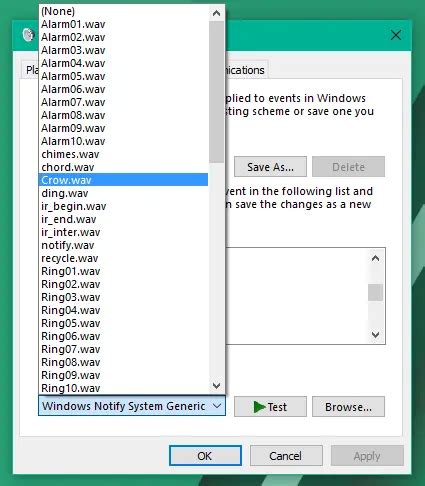 How to set custom notification sound in Windows 11/10