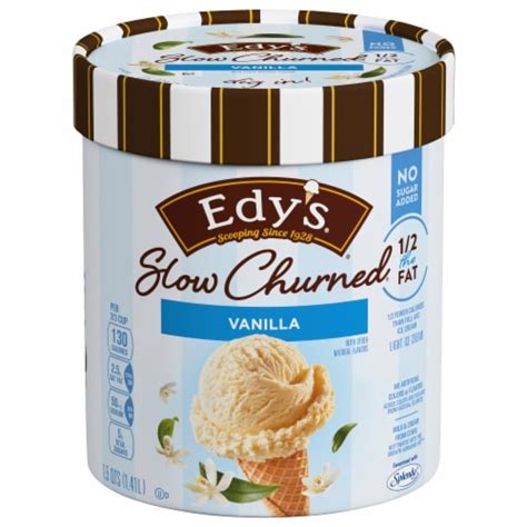 Dreyer's/Edy's™ Slow Churned Sugar Free Vanilla Light Ice Cream Tub, 48 ...