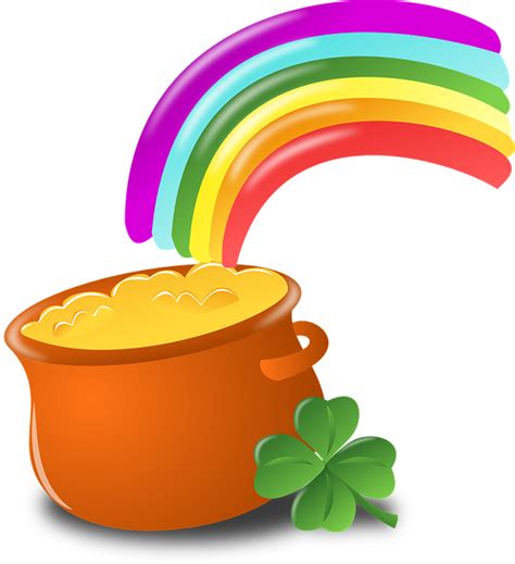 Geluk Regenboog Goud - Gratis vectorafbeelding op Pixabay