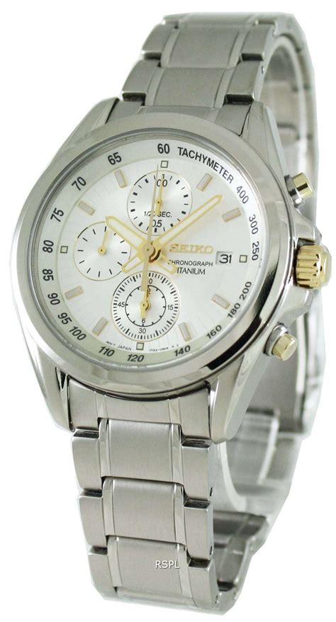 Seiko Titanium Chronograph SNDC95P1 Mens Watch