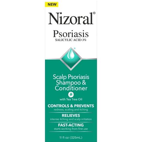 Nizoral Psoriasis Shampoo & Conditioner For Scalp Psoriasis - 11 Fl Oz ...