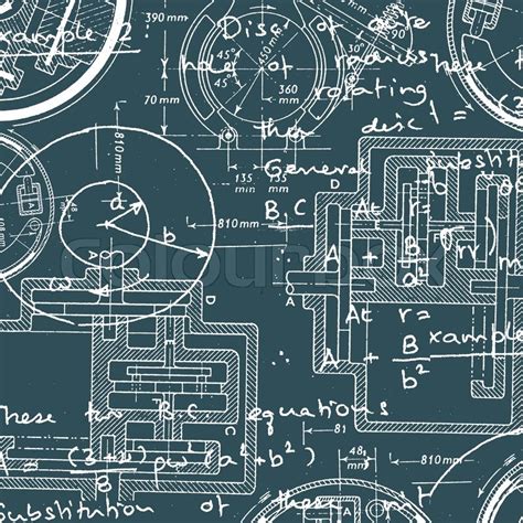 Mathematical Engineering Background | Stock Photo | Colourbox