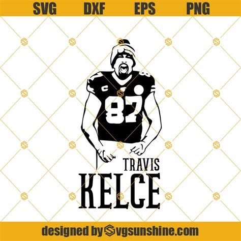 Kelce Silhouette Svg