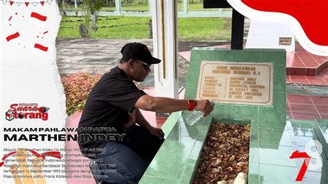 Bahar Farawowan & TIM RST Ziara Ke Makam Pahlawan Papua Marthen Indey - YouTube