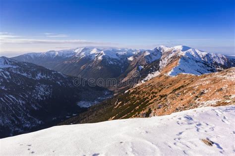 Tatra Mountains in Snowy Winter Time Stock Image - Image of blue, destinations: 48010269