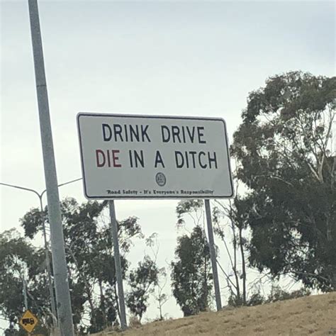 Road Safety Sign in Australia : r/pics