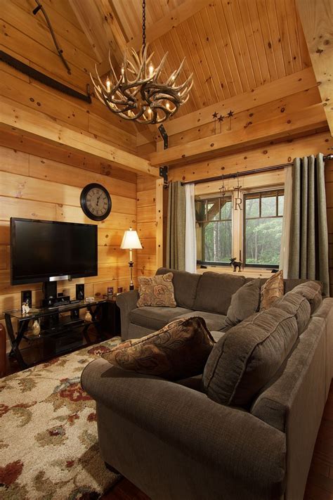 Log Cabin Living Room Decorating Ideas