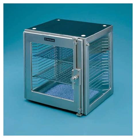 Fisherbrand™ Stainless Steel Desiccator with Stainless Steel Shelves | Fisher Scientific