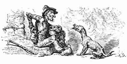 The Beggar and His Dog - Fables of Aesop