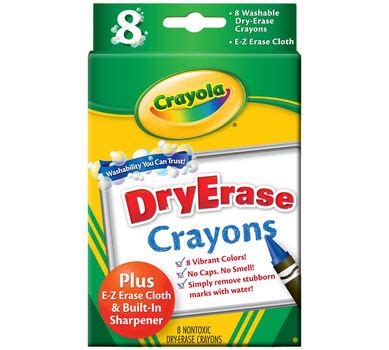 Dry-Erase Crayons 8 ct. - Crayola