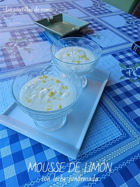 MOUSSE DE LIMON Y LECHE CONDENSADA | las recetillas de romo