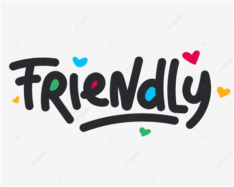 Friendly Text Vector, Friendly, Text, Friends PNG and Vector with ...