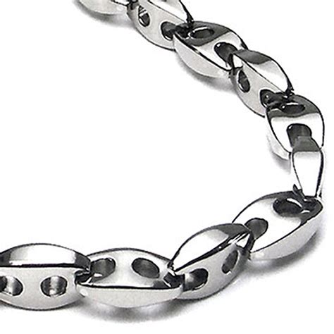 Titanium Men's 10MM Link Necklace Chain