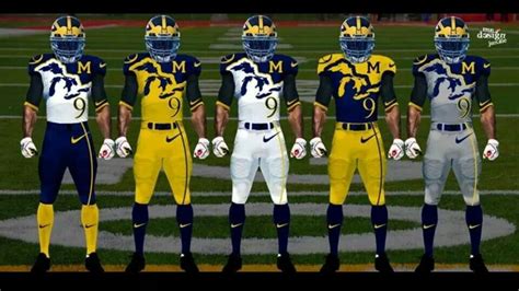 Possible uniform combos for my boys in blue | Michigan football, Michigan sports, Football outfits