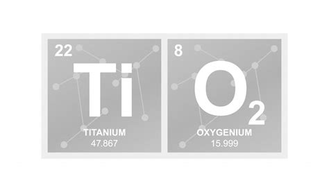 Titanium Dioxide Structural Formula