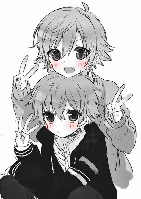 two boys, brothers?, anime | Anime Children in 2019 | Cute anime guys, Anime, Anime siblings