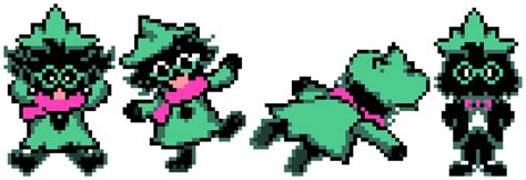 Remade some chapter 2 ralsei sprites but with his hat on! : r/Deltarune