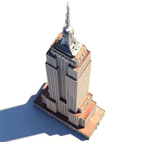 3d model empire state building