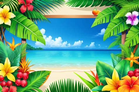 Hawaiian Clip Art Background