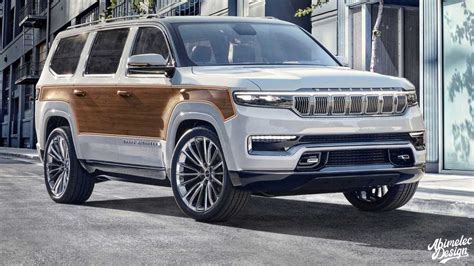 New Jeep Wagoneer Gets Wood Paneling Somewhere Along Its Design Study