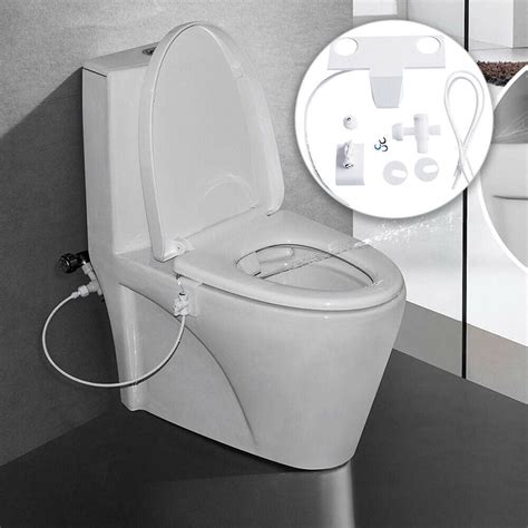 Bathroom Bidet Toilet Fresh Water Spray Clean Seat Non-Electric Kit Attachment - Walmart.com ...