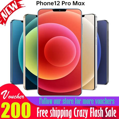 【HONGD 3C】Phone12 Pro Max 6.7Inch iPhone 12GB+512GB Cheap cell phone ...