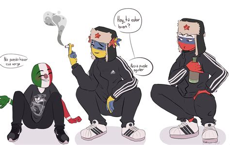 #Countryhumans #Ukraine #Mexico #Russia | Historietas divertidas, Cosas de mexico, Mundo comic