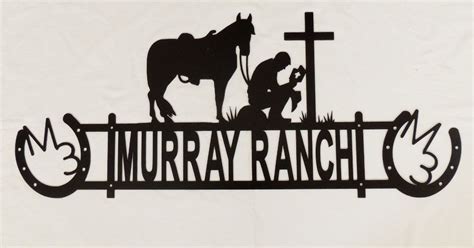 Custom Metal Entrance sign for Home Ranch or Farm | horseflymetal.com – HORSEFLY METAL WORKS LLC